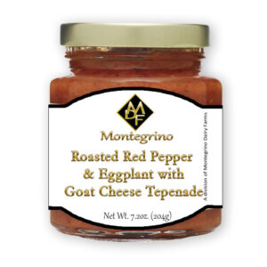 Montegrino Roasted Red Pepper & Eggplant with Goat Cheese Tapenade