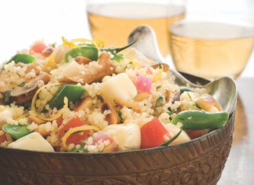 Cous cous fruit salad for spring